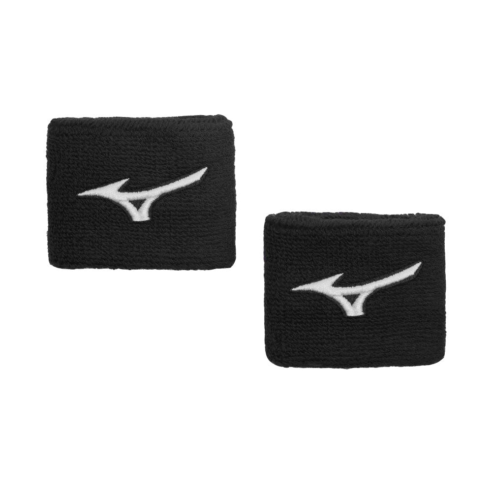 Mizuno 2 in. Wristbands G2 - Black