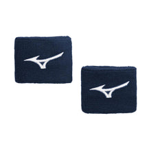 Load image into Gallery viewer, Mizuno 2 in. Wristbands G2 - Navy
 - 3