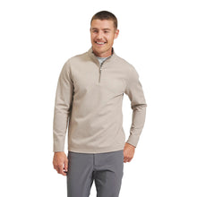 Load image into Gallery viewer, Mizzen + Main Proflex Mens 1/4 Zip - Mocha Heather/XXL
 - 3