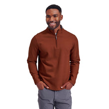 Load image into Gallery viewer, Mizzen + Main Proflex Mens 1/4 Zip - Rust Heather/XXL
 - 8