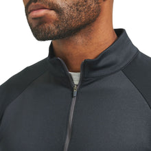 Load image into Gallery viewer, Mizzen + Main Versa Black Mens 1/4 Zip
 - 3