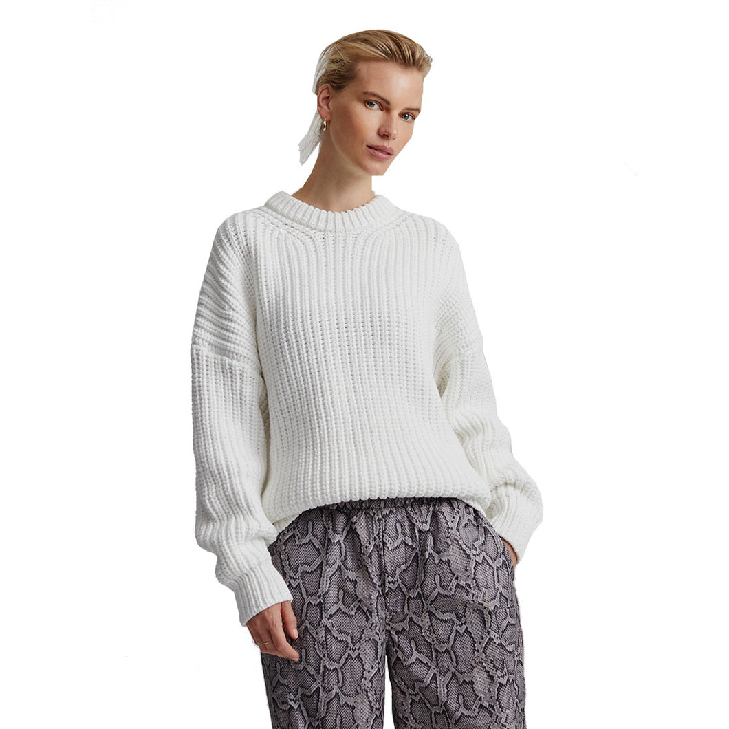 Varley Gracie Knit Womens Sweater - Snow White/M