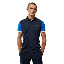 Load image into Gallery viewer, J. Lindeberg Roy Slim Fit Naut Blue Mens Golf Polo - NAUT BLUE O346/XL
 - 1