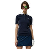 J. Lindeberg Damai Navy Womens Golf Polo