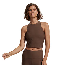 Load image into Gallery viewer, Varley Let&#39;s Move Kempton Womens Tennis Tank - Carob/L
 - 4