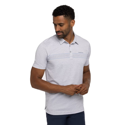 Travis Mathew Local Time Mens Golf Polo - Hthr Grey Ohlg/XXL