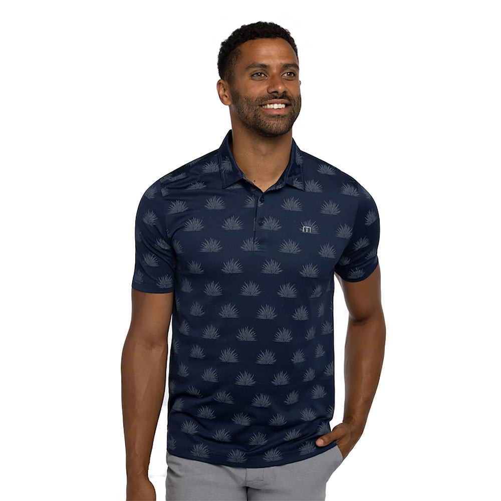 Travis Mathew At The Buffet Mens Golf Polo - Dress Blue 4drb/XXL