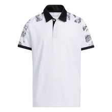 Load image into Gallery viewer, Adidas Printed Colorblock Boys Golf Polo - WHITE 100/XL
 - 1