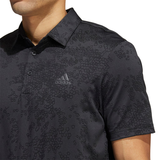 Adidas Jacquard Mens Golf Polo