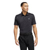 Adidas Jacquard Mens Golf Polo