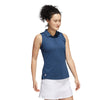 Adidas Primeblue Womens Sleeveless Golf Polo