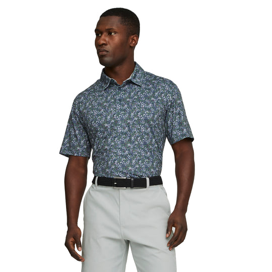 Puma Mattr Florals Mens Golf Polo