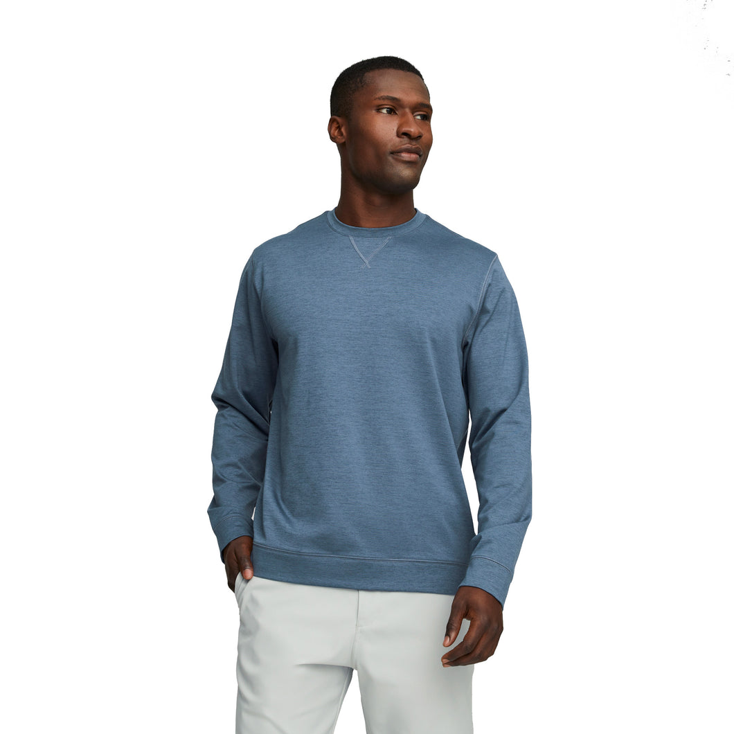 Puma Cloudspun Heather Mens Crewneck Sweater Golf Clubs