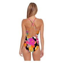 Load image into Gallery viewer, Trina Turk Gemini Plunge Print 1pc Womens Swimsuit
 - 2