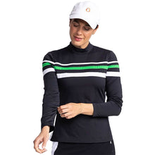 Load image into Gallery viewer, Kinona Winter Rules Womens Long Sleeve Golf Shirt - BLACK 111/M
 - 1
