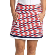 Load image into Gallery viewer, Kinona On The Fringe Womens Golf Skort - CHEVRON RED 350/L
 - 1