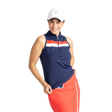 Load image into Gallery viewer, Kinona On Target Womens Sleeveless Golf Polo - NAVY BLUE 224/L
 - 1