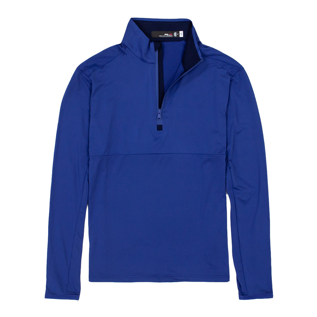 RLX Raplph Lauren LW Airflow M 1/2 Zip - Royal Navy/XL