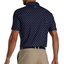 Load image into Gallery viewer, FootJoy Flower Foulard Navy Mens Golf Polo
 - 2