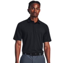 Load image into Gallery viewer, Under Armour Playoff Birdie Mens Golf Polo - BLACK 001/XXL
 - 1