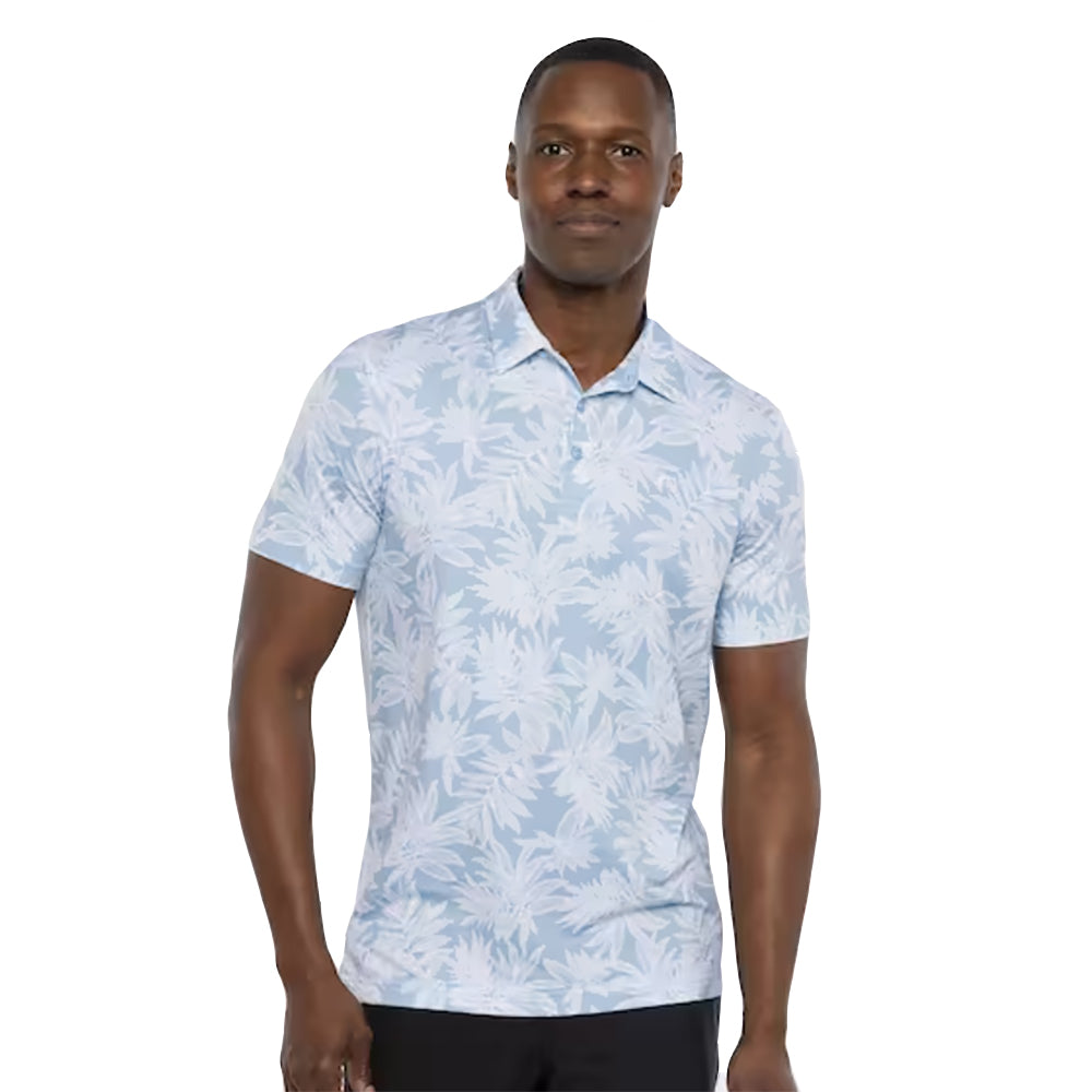 Travis Mathew Sea Journey Mens Golf Polo - Ash Blue 4asb/XXL