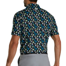 Load image into Gallery viewer, FootJoy Jungle Leaves Black Mens Golf Polo
 - 2