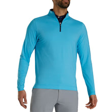Load image into Gallery viewer, FootJoy Lightweight Solid Mid Mens Golf Quaterzip - Pool/XL
 - 1