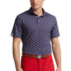 RLX Polo Golf Lightweight Airflow Navy Cars Mens Golf Polo