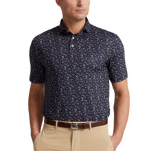 Load image into Gallery viewer, RLX Polo Golf LW Airflow Petals Mens Golf Polo - Wine Petals/XL
 - 1