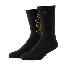Load image into Gallery viewer, Travis Mathew Time Capsule Crew Mens Golf Sock - Black/One Size
 - 1