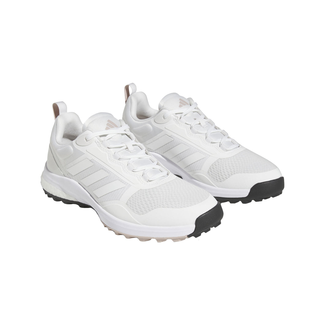 Adidas Zoysia Spikeless Womens Golf Shoes - White/Taupe/B Medium/10.0