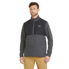 Load image into Gallery viewer, Puma Golf Cloudspun WRMLBL Mens Quarter Zip - PUMA BLACK 01/XXL
 - 3