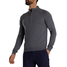 Load image into Gallery viewer, FootJoy Half-Zip Mens Golf Sweater - Hthr Charcoal/XL
 - 1