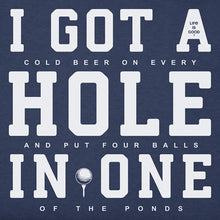 Load image into Gallery viewer, Life Is Good I got a Hole in 1 Mens Shirt
 - 2