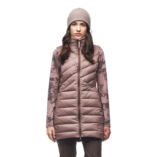 Indyeva Kapa Down Insulated Full Zip Women Vest - Sepia Rose/L