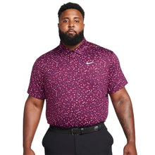 Load image into Gallery viewer, Nike Dri-Fit Tour Floral Mens Golf Polo - BORDEAUX 610/XL
 - 1