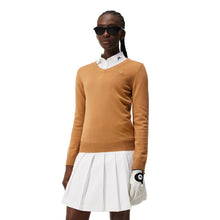 Load image into Gallery viewer, J. Lindeberg Amaya Knitted Womens Golf Sweater - CHIPMUNK E144/L
 - 1