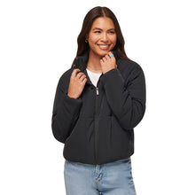 Load image into Gallery viewer, TravisMathew Monte Blanc Womens Puffer Jacket - Black 0blk/XL
 - 1