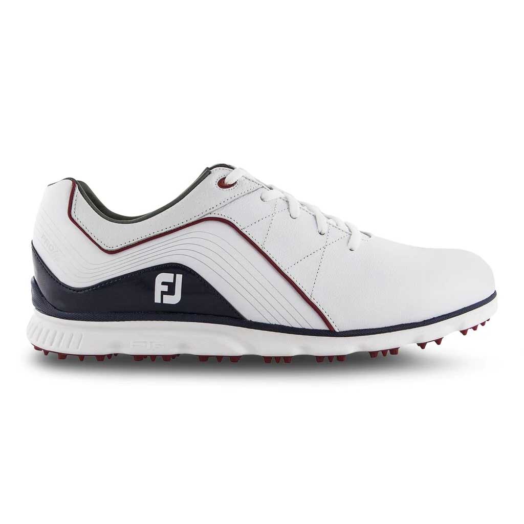 FootJoy Pro SL White Navy Mens Golf Shoes - M/13.0
