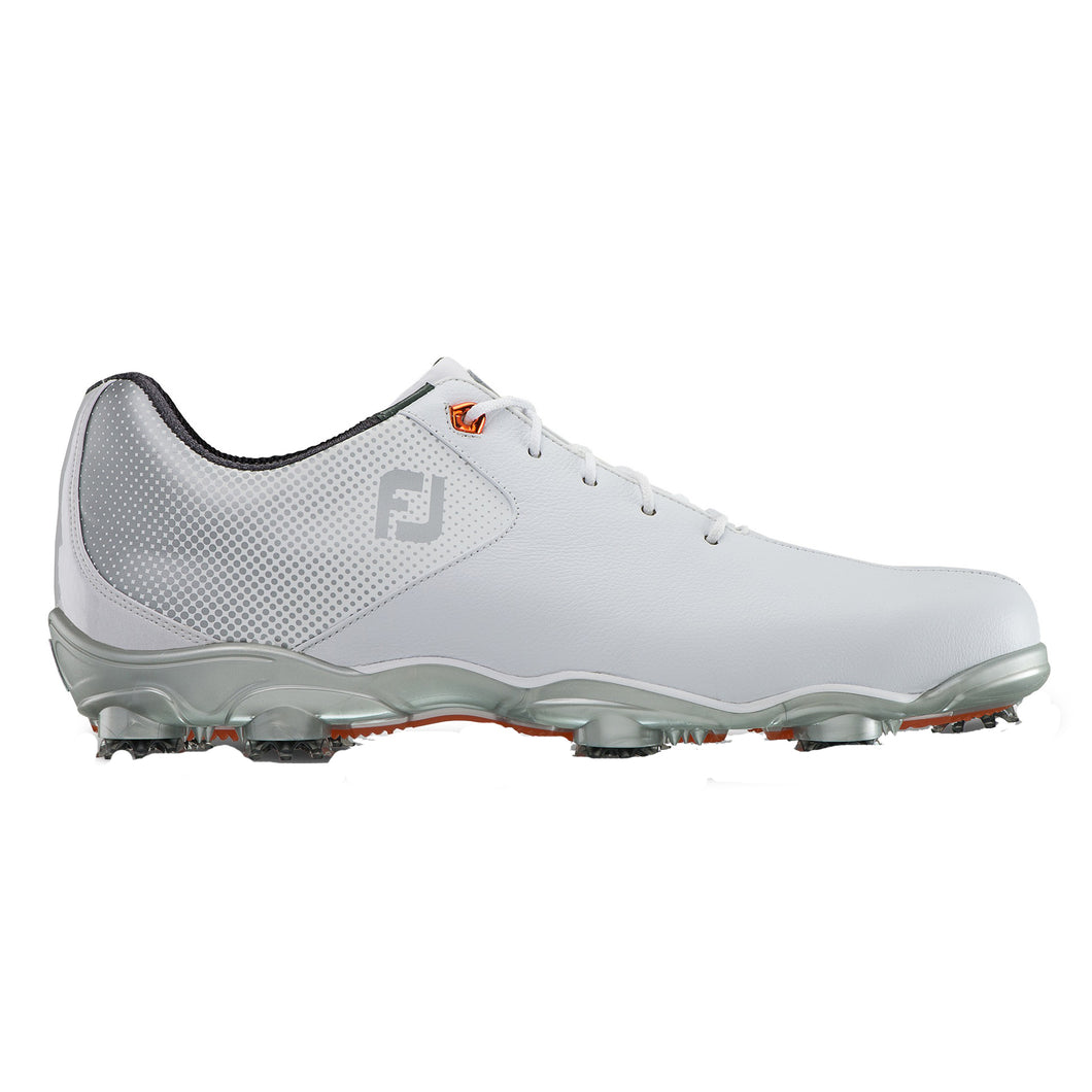FootJoy D.N.A. Helix White Mens Golf Shoes - Wide/8.0