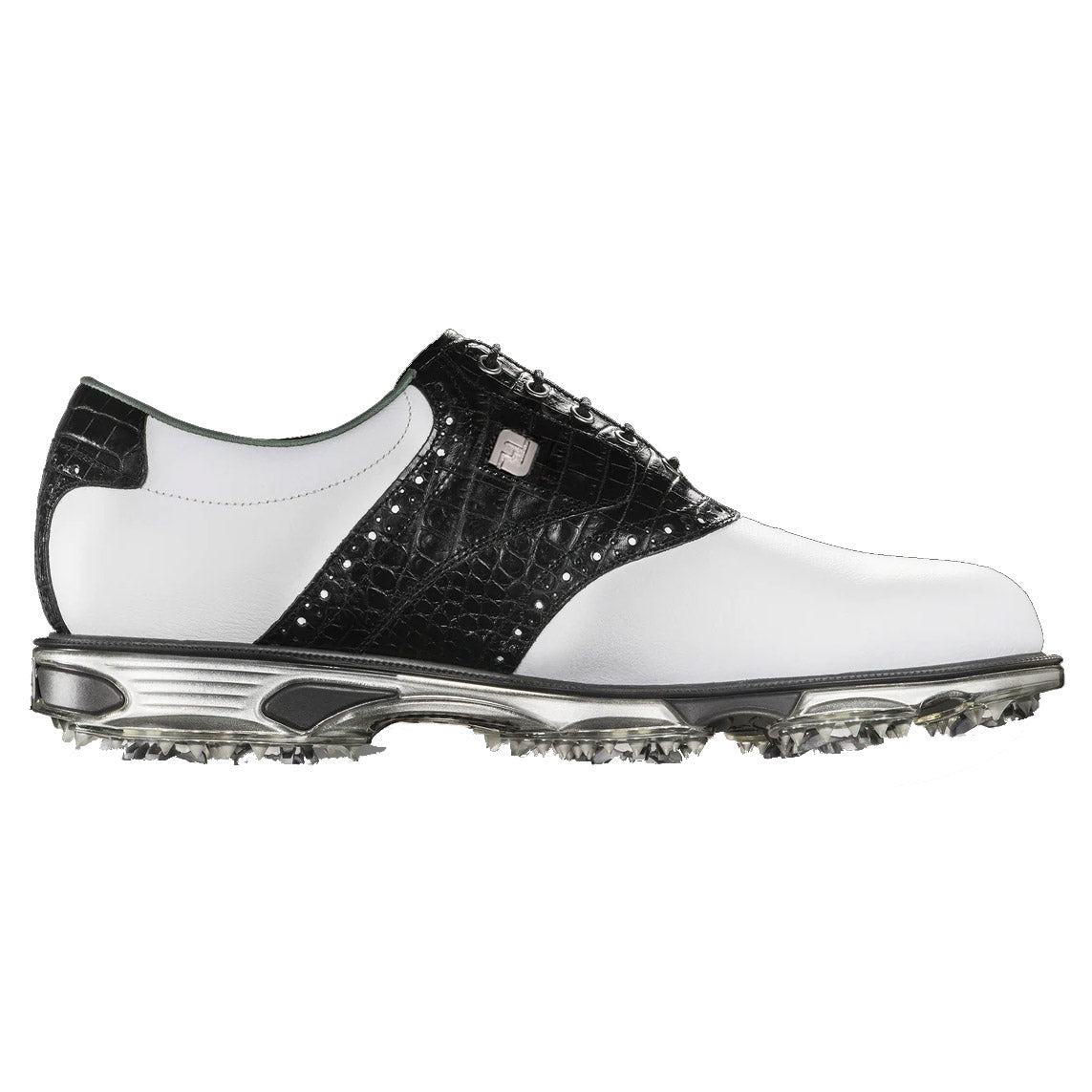 FootJoy DryJoys Tour White Black Mens Golf Shoes – Golf-Clubs.com