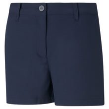 Load image into Gallery viewer, Puma Junior Girls Golf Shorts - Navy Blazer/XL
 - 1