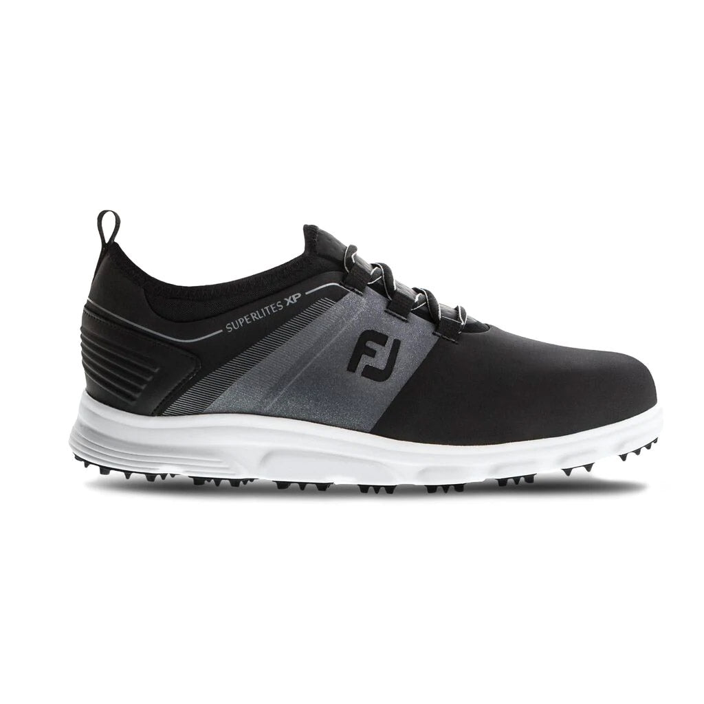 FootJoy SuperLites XP Black Mens Golf Shoes - M/11.5