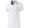 Puma Ditsy Girls Golf Polo