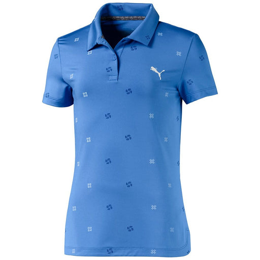 Puma Ditsy Girls Golf Polo