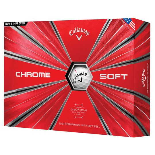 Callaway Chrome Soft Golf Balls - Dozen 2018