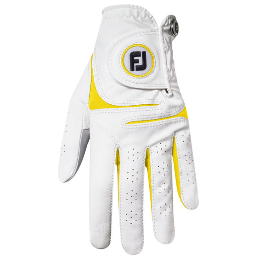 FootJoy WeatherSof Fashion Womens Golf Glove - Left/L/White/Yellow