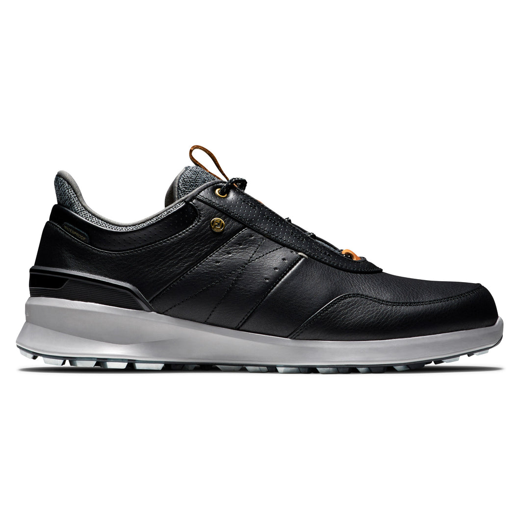 FootJoy Stratos Mens Golf Shoes - 13.0/Black/Grey/D Medium