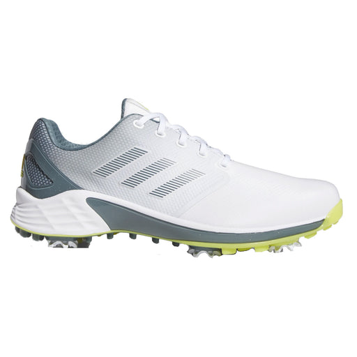 Adidas ZG21 Mens Golf Shoes - 13.0/White/Yellow/Bl/D Medium
