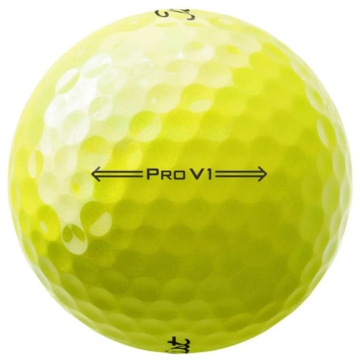 Titleist Pro V1 Yellow Golf Balls - Dozen